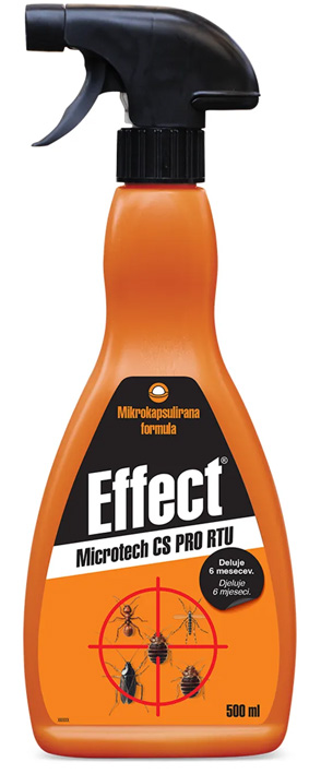 Effect Microtech CS PRO RTU 500ml Rozprašovač- proti komárom,hmyzu, mravcom, švábom, pavúkom