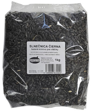 Slnečnica čierna 1kg sáčok Agrona