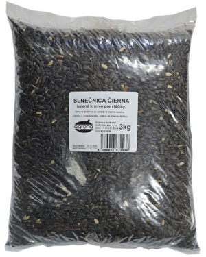Slnečnica čierna 3kg sáčok Agrona